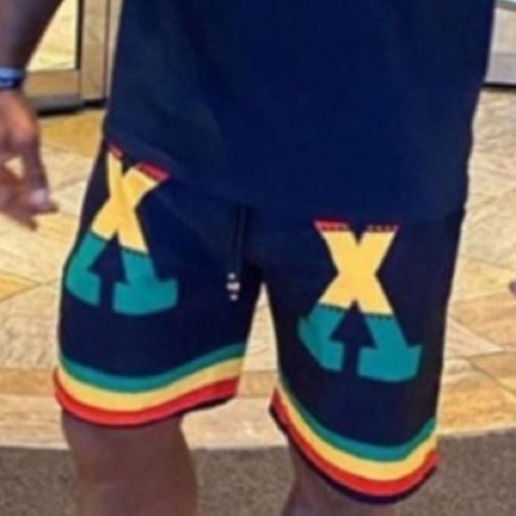 Malcolm ❌ Sugar Skull Short Sleeve T-Shirt & Drawstring X Short - Picture 6 of 6